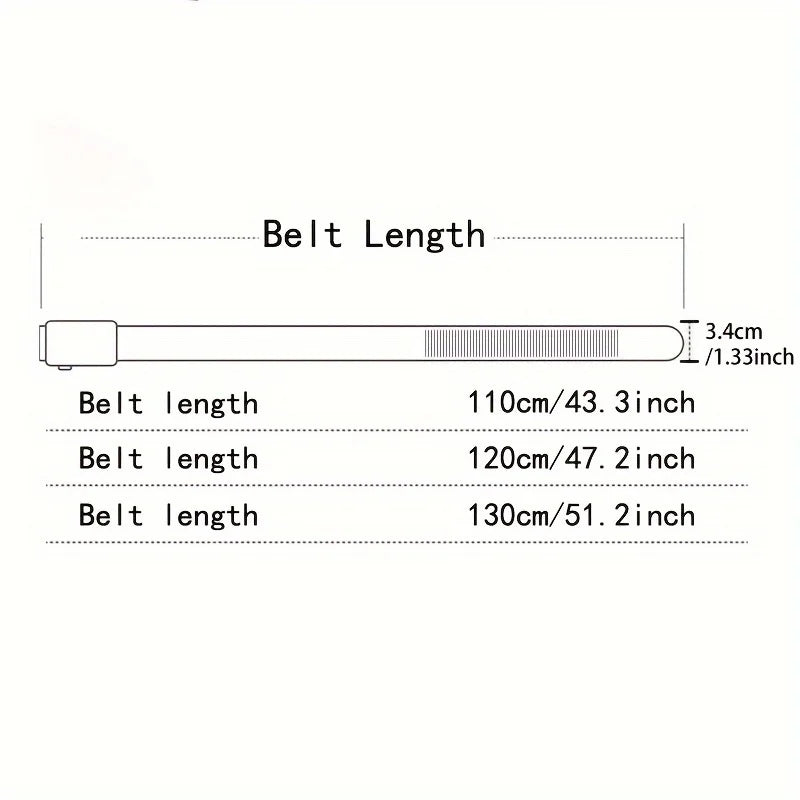 Fashion Men'S Belts, Men'S High-Quality Belts, Automatic Buckles, Toothless Belts, Random Adjustments