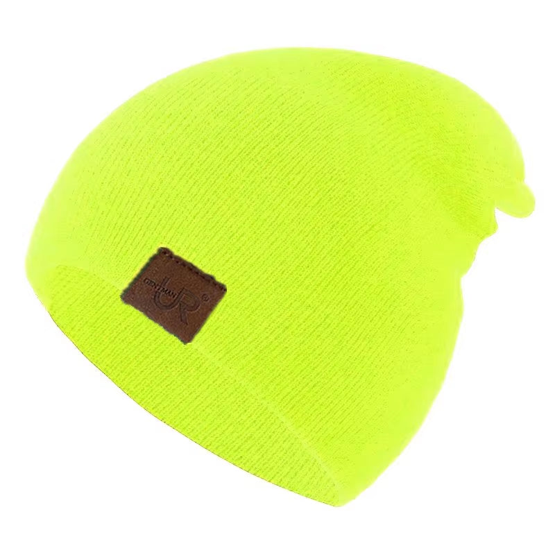 Unisex Beanie Hat URGENTMAN Casual Beanie for Men & Women Warm Soft Knitted Hat Stylish Plain Daily Winter Hat