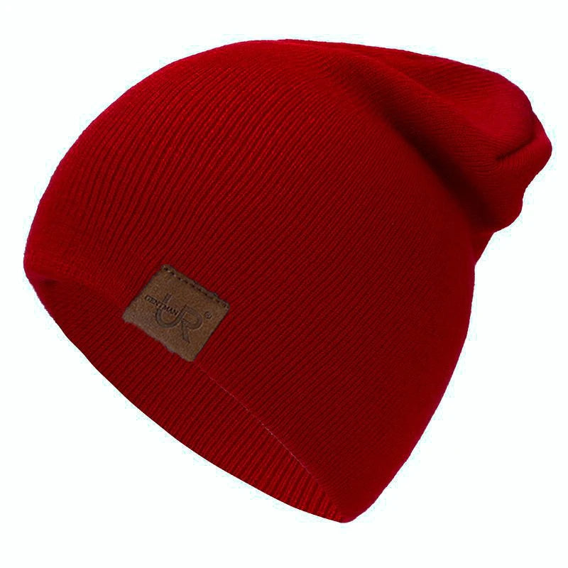 Unisex Beanie Hat URGENTMAN Casual Beanie for Men & Women Warm Soft Knitted Hat Stylish Plain Daily Winter Hat