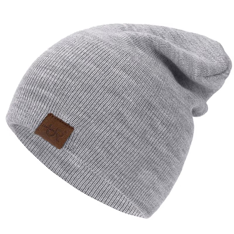 Unisex Beanie Hat URGENTMAN Casual Beanie for Men & Women Warm Soft Knitted Hat Stylish Plain Daily Winter Hat