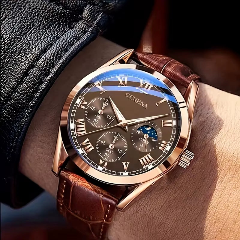 Men'S Business and Casual Quartz Watch