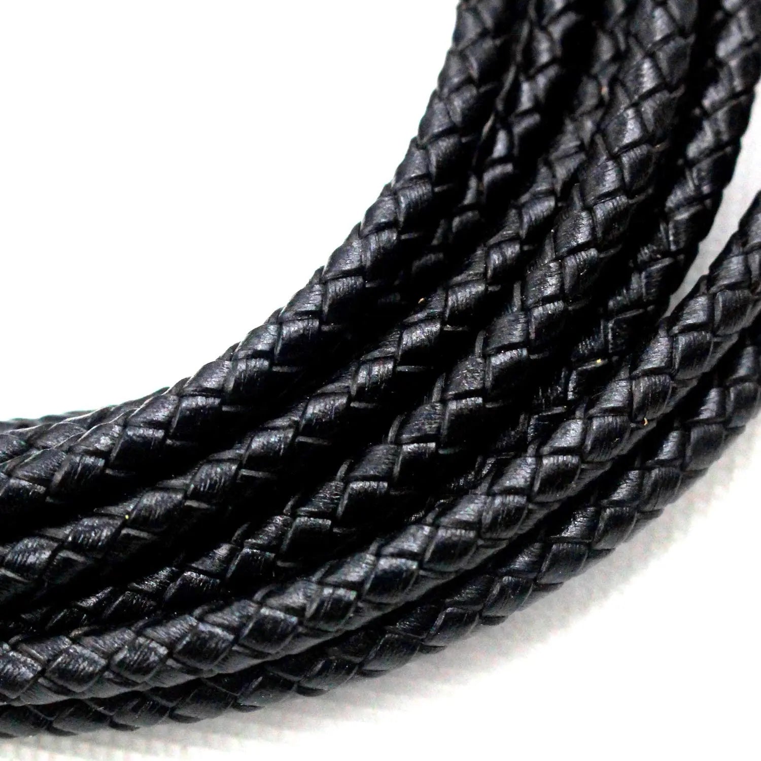 5M 3/4/6Mm Braided Leather Cord Rope Strip Thread for DIY Pendant Neck Weaving Bracelet Jewelry Making Supplies Crafts Accessory