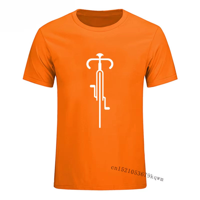 Bike Lines Cycling T-Shirts Men'S T-Shirts Fashion Men Women Casual T-Shirt Streetwear Aesthetic Hipster Tshirt Camisa