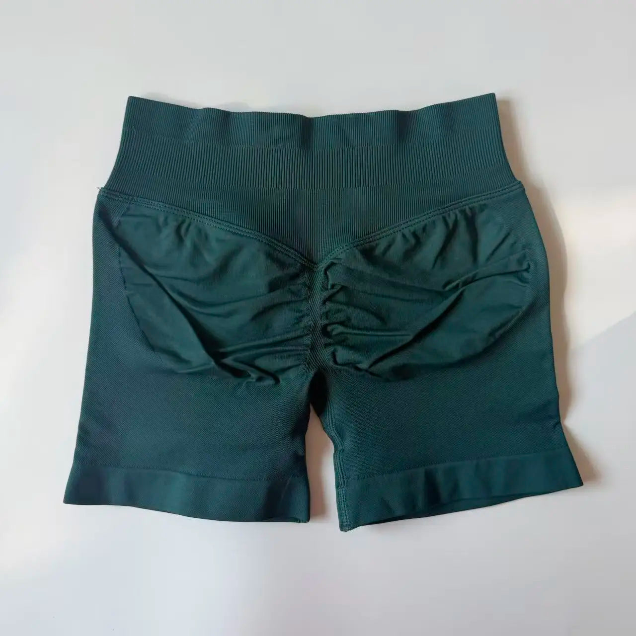 Yoga Shorts Low Ribbed Waist Band Yoga Shorts Seamless Scrunch Bum Workout Gym Shorts Booty Hight Stretch Running Shorts