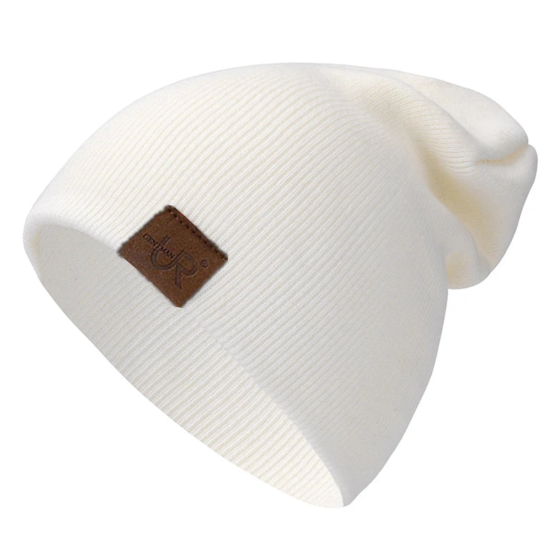 Unisex Beanie Hat URGENTMAN Casual Beanie for Men & Women Warm Soft Knitted Hat Stylish Plain Daily Winter Hat