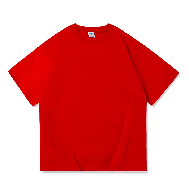 Oversized 100% Cotton Graphic T Shirts 2024 Summer Y2K Black Harajuku T-Shirts Korean Fashion Classical Vintage T Shirt