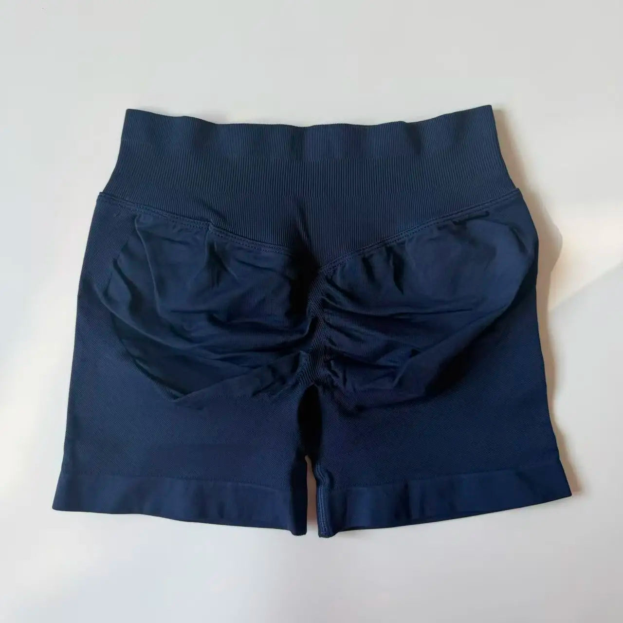 Yoga Shorts Low Ribbed Waist Band Yoga Shorts Seamless Scrunch Bum Workout Gym Shorts Booty Hight Stretch Running Shorts