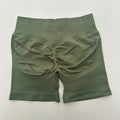 Yoga Shorts Low Ribbed Waist Band Yoga Shorts Seamless Scrunch Bum Workout Gym Shorts Booty Hight Stretch Running Shorts