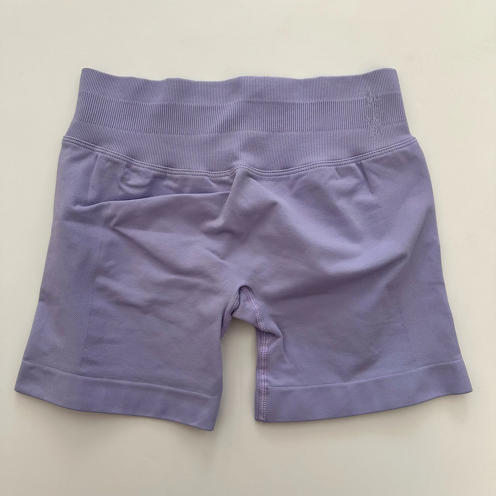 Yoga Shorts Low Ribbed Waist Band Yoga Shorts Seamless Scrunch Bum Workout Gym Shorts Booty Hight Stretch Running Shorts