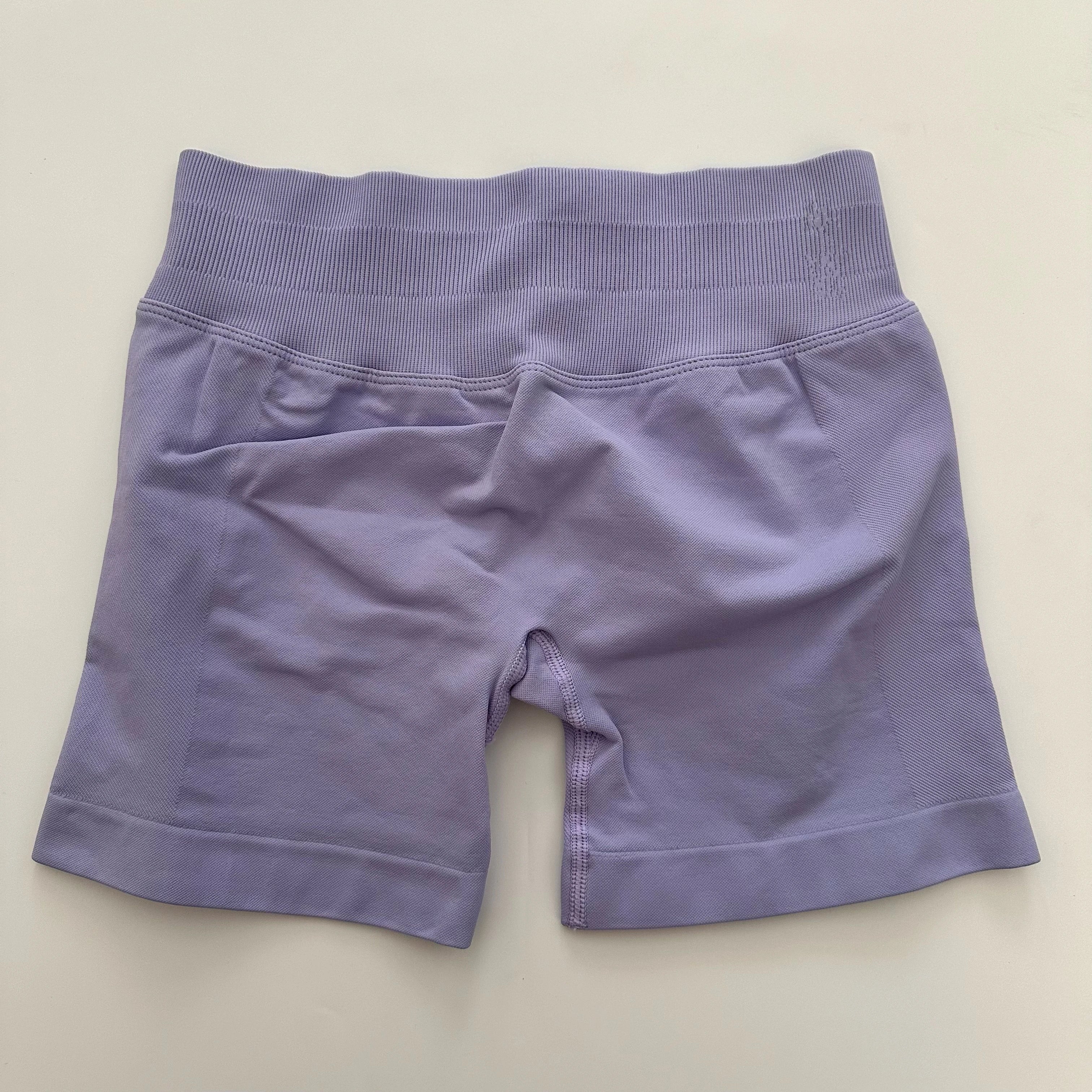 Yoga Shorts Low Ribbed Waist Band Yoga Shorts Seamless Scrunch Bum Workout Gym Shorts Booty Hight Stretch Running Shorts