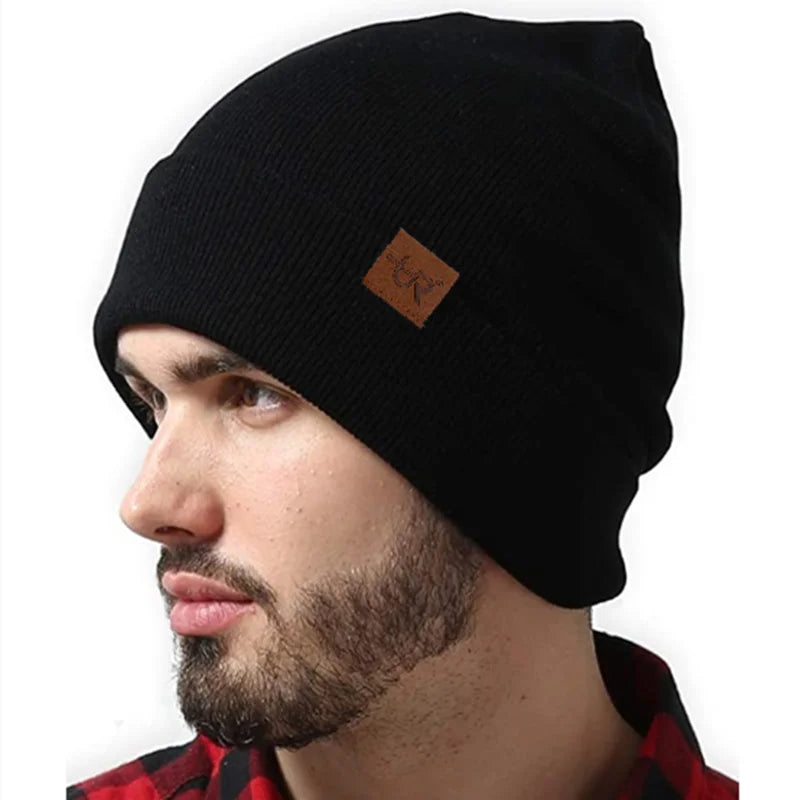 Unisex Beanie Hat URGENTMAN Casual Beanie for Men & Women Warm Soft Knitted Hat Stylish Plain Daily Winter Hat