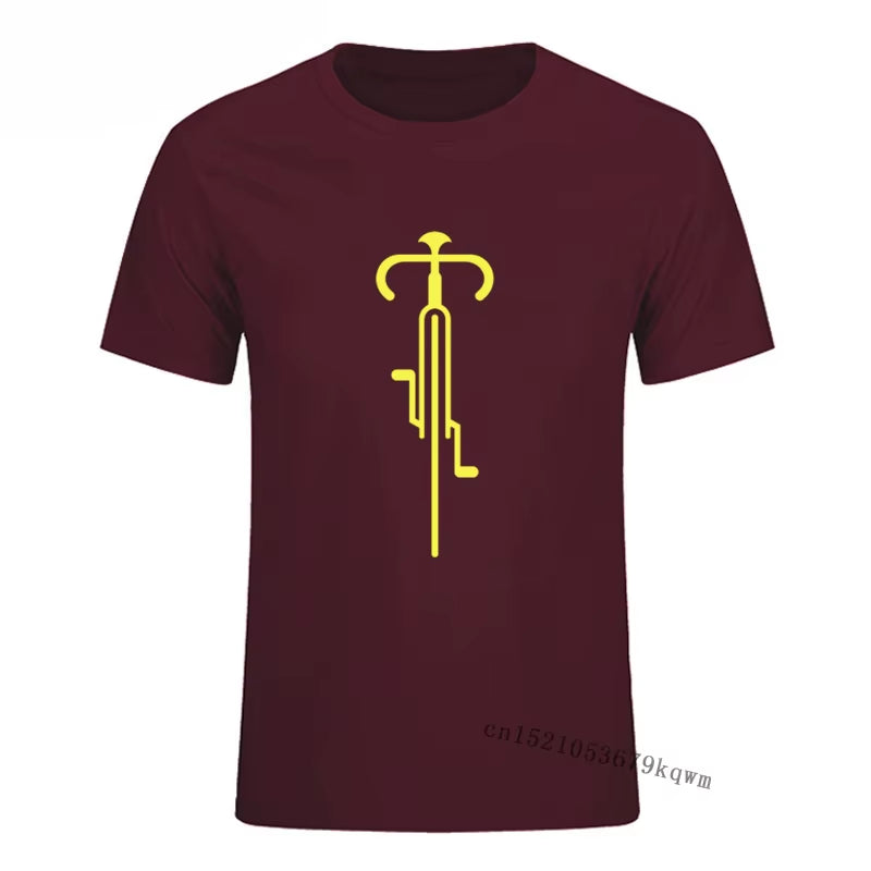 Bike Lines Cycling T-Shirts Men'S T-Shirts Fashion Men Women Casual T-Shirt Streetwear Aesthetic Hipster Tshirt Camisa