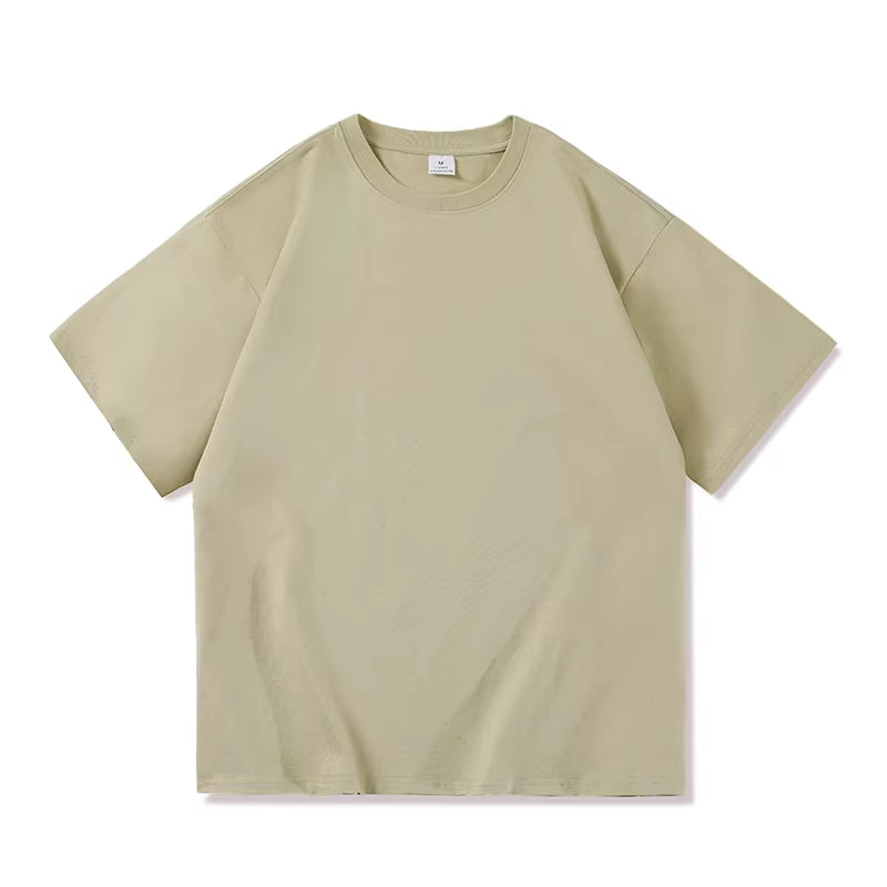 Oversized 100% Cotton Graphic T Shirts 2024 Summer Y2K Black Harajuku T-Shirts Korean Fashion Classical Vintage T Shirt