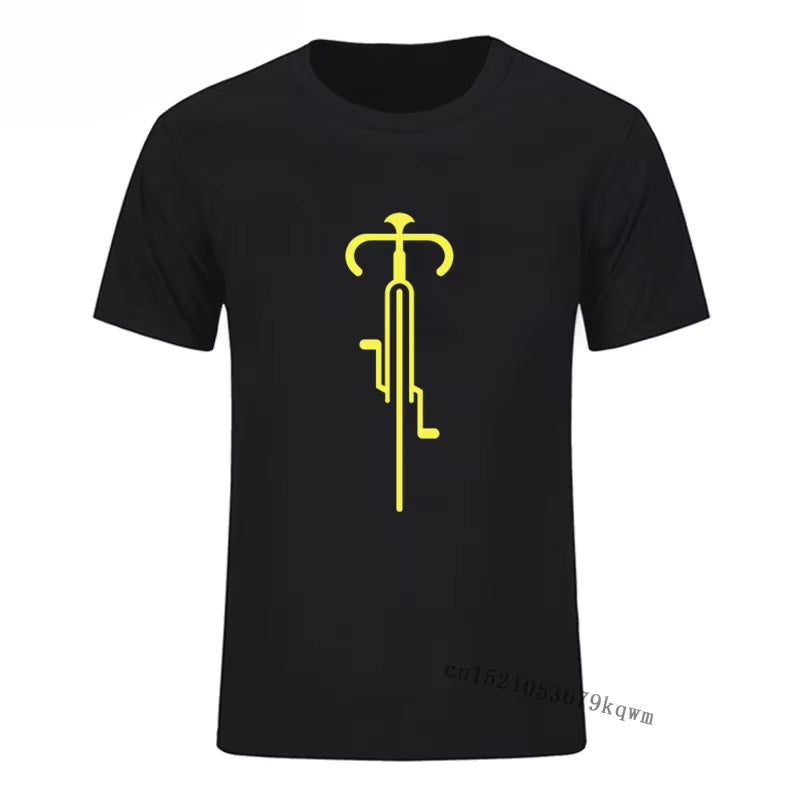 Bike Lines Cycling T-Shirts Men'S T-Shirts Fashion Men Women Casual T-Shirt Streetwear Aesthetic Hipster Tshirt Camisa