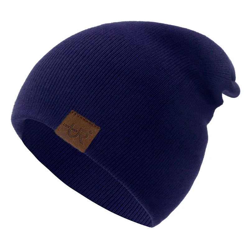 Unisex Beanie Hat URGENTMAN Casual Beanie for Men & Women Warm Soft Knitted Hat Stylish Plain Daily Winter Hat