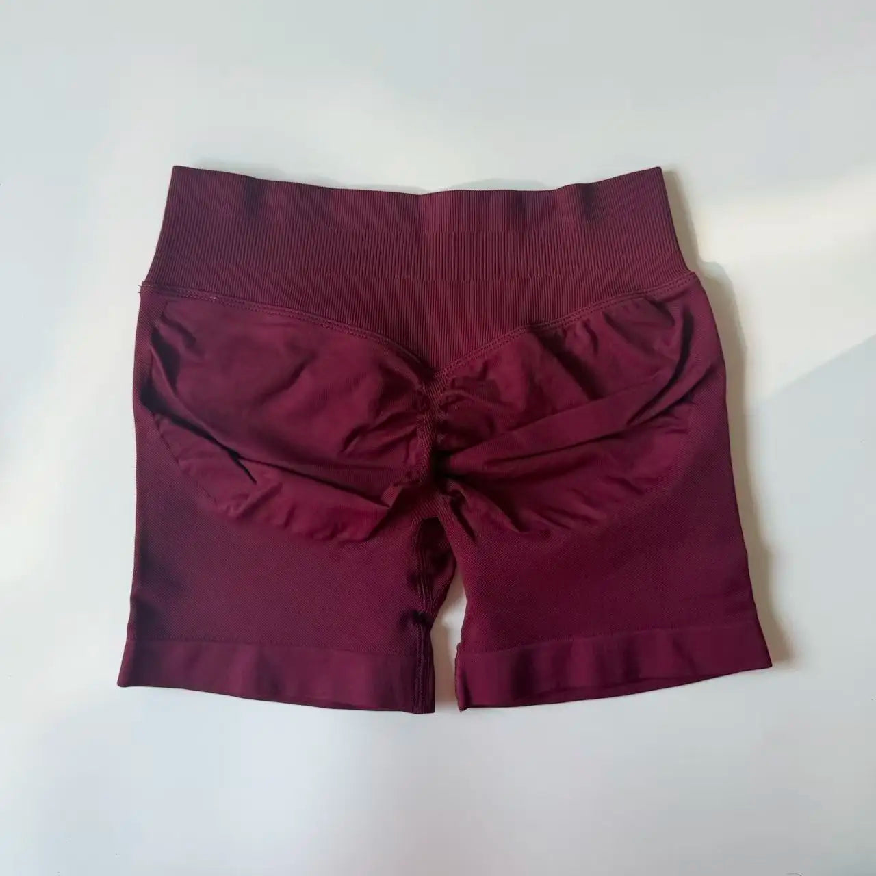 Yoga Shorts Low Ribbed Waist Band Yoga Shorts Seamless Scrunch Bum Workout Gym Shorts Booty Hight Stretch Running Shorts