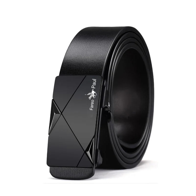 Fashion Men'S Belts, Men'S High-Quality Belts, Automatic Buckles, Toothless Belts, Random Adjustments