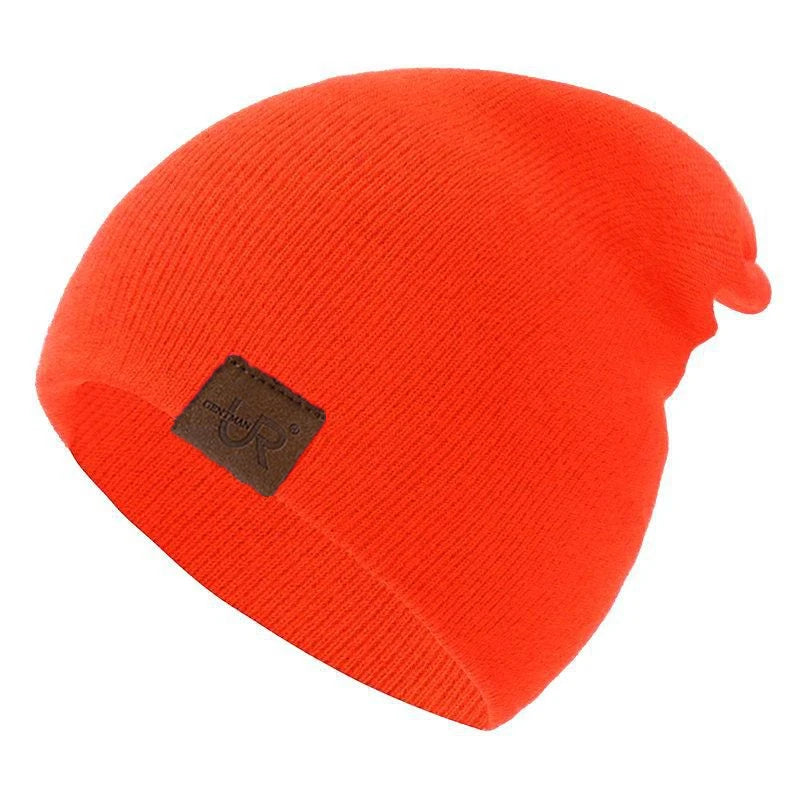 Unisex Beanie Hat URGENTMAN Casual Beanie for Men & Women Warm Soft Knitted Hat Stylish Plain Daily Winter Hat