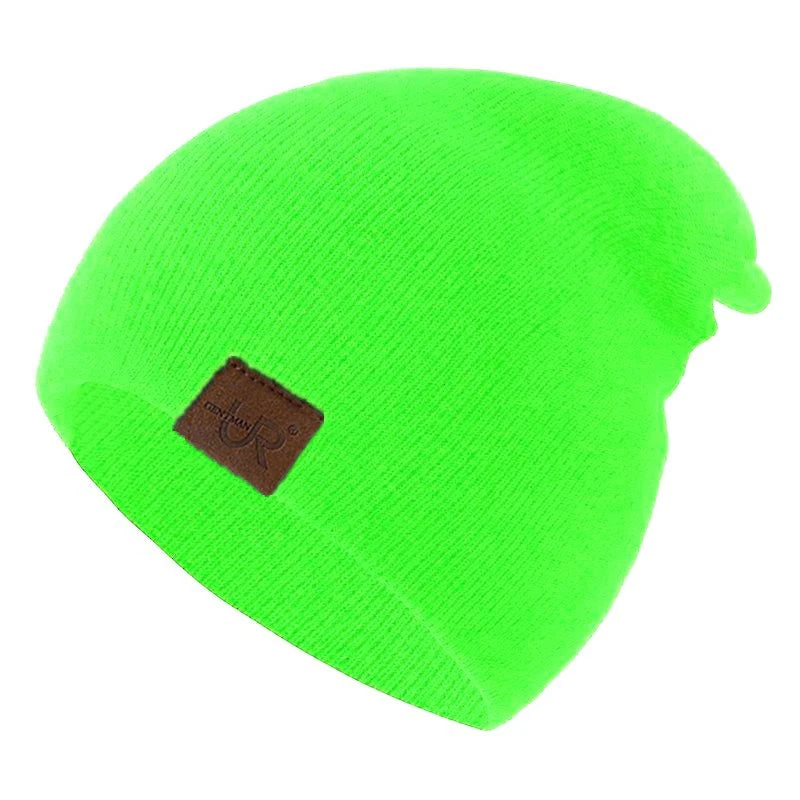 Unisex Beanie Hat URGENTMAN Casual Beanie for Men & Women Warm Soft Knitted Hat Stylish Plain Daily Winter Hat