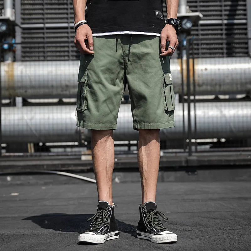 Men'S Camouflage Cargo Shorts Loose Fit Multi-Pocket Tactical Shorts Casual Streetwear Summer Beach Shorts with Utility Pockets