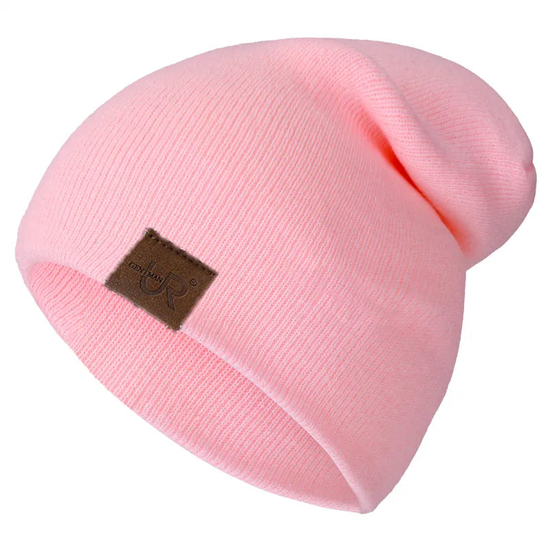 Unisex Beanie Hat URGENTMAN Casual Beanie for Men & Women Warm Soft Knitted Hat Stylish Plain Daily Winter Hat