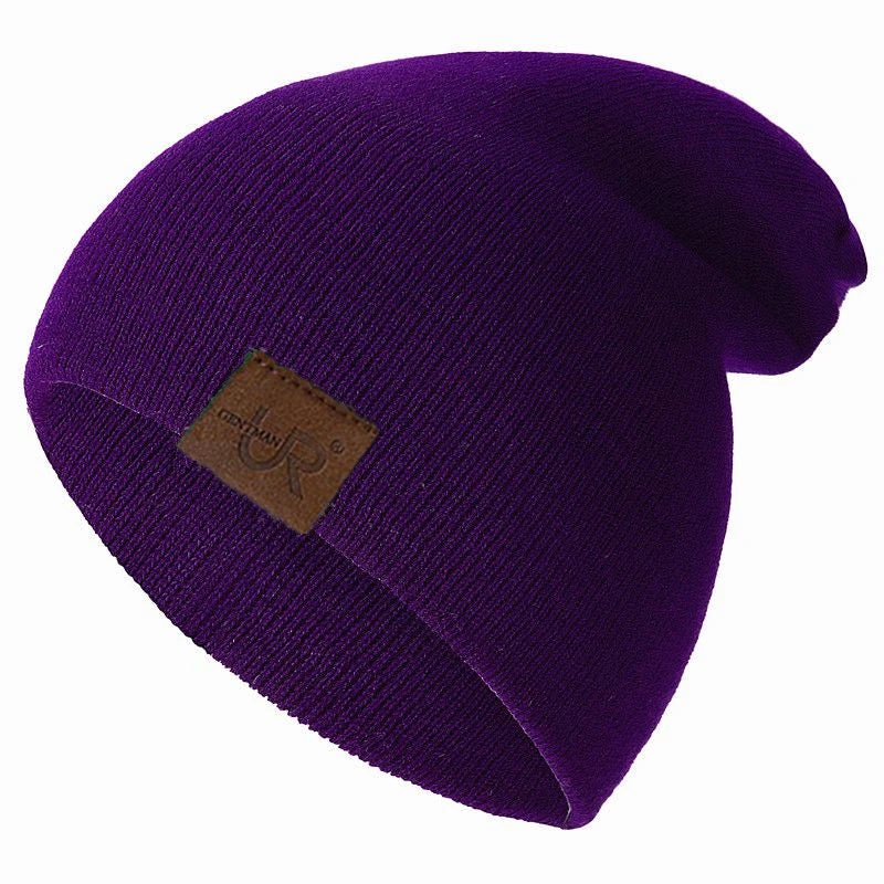 Unisex Beanie Hat URGENTMAN Casual Beanie for Men & Women Warm Soft Knitted Hat Stylish Plain Daily Winter Hat